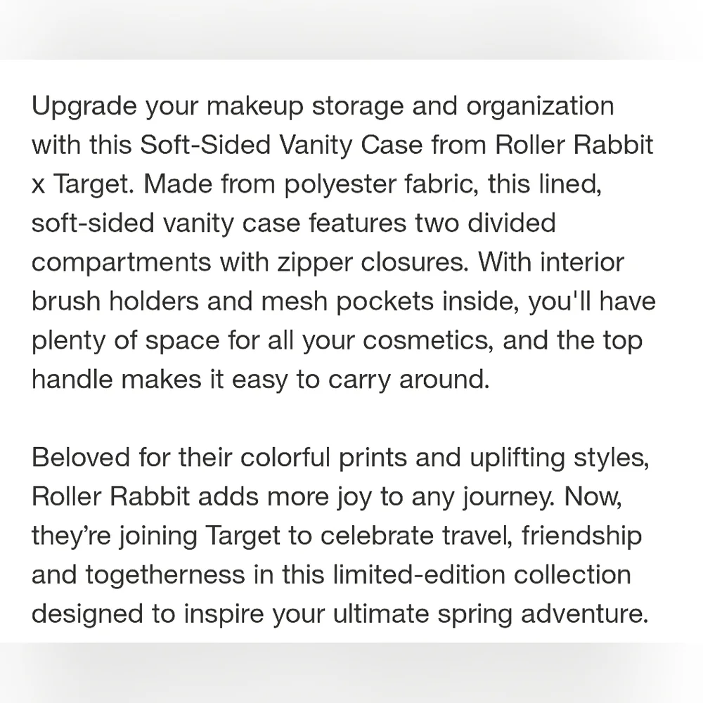 Roller Rabbit X Target Train Case - Picture 7 of 7